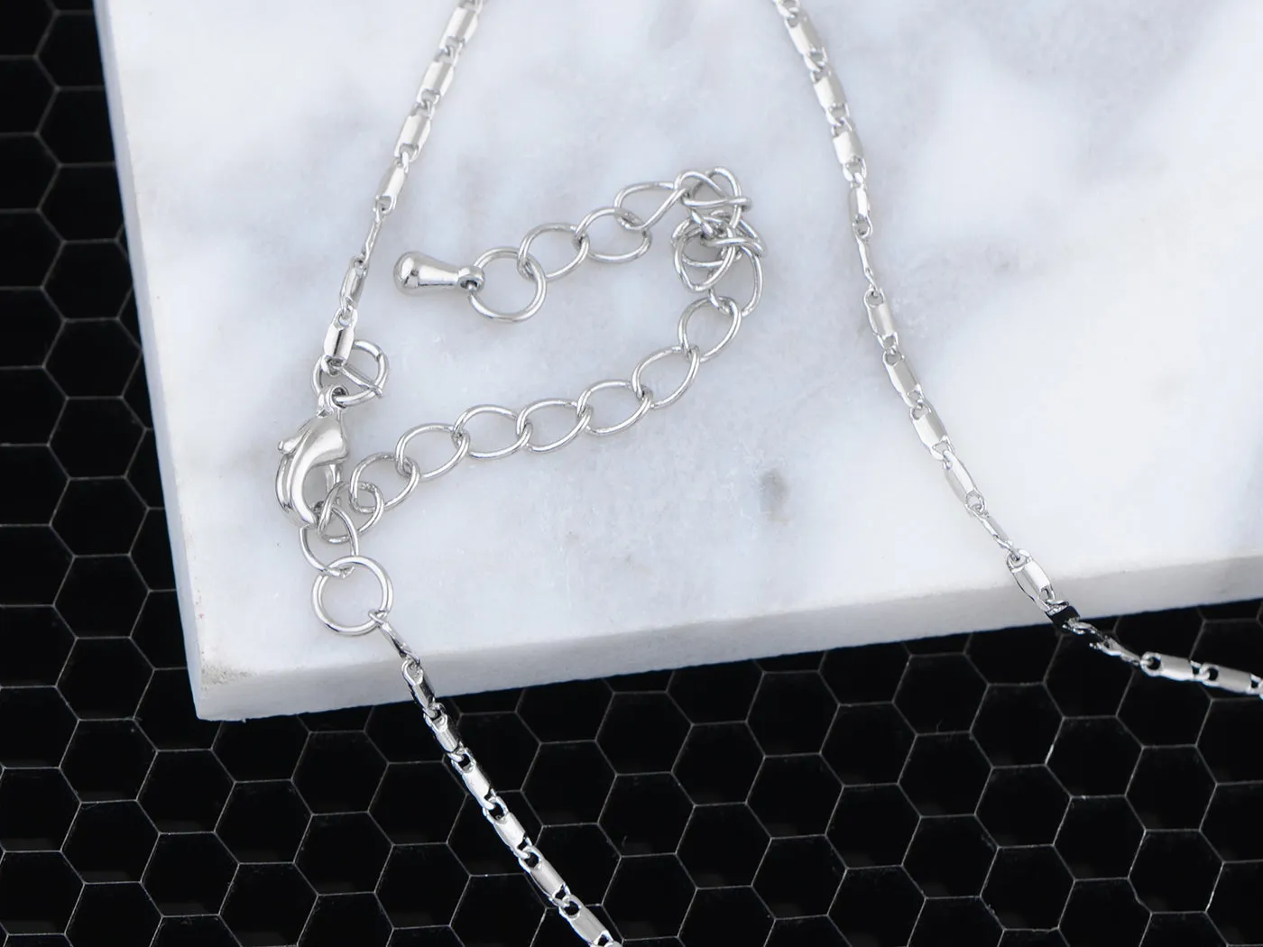 Swarovski Crystal Butterfly Pendant Silver D Birthday Best Girl Friend Necklace sold by Anna-Kaci product image thumbnail 5