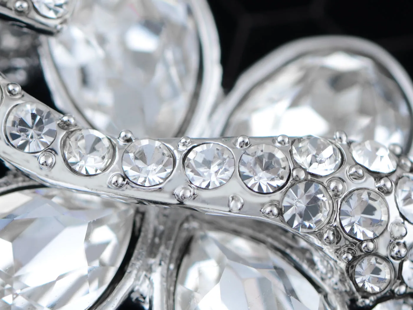 Swarovski Crystal Butterfly Pendant Silver D Birthday Best Girl Friend Necklace sold by Anna-Kaci product image thumbnail 4