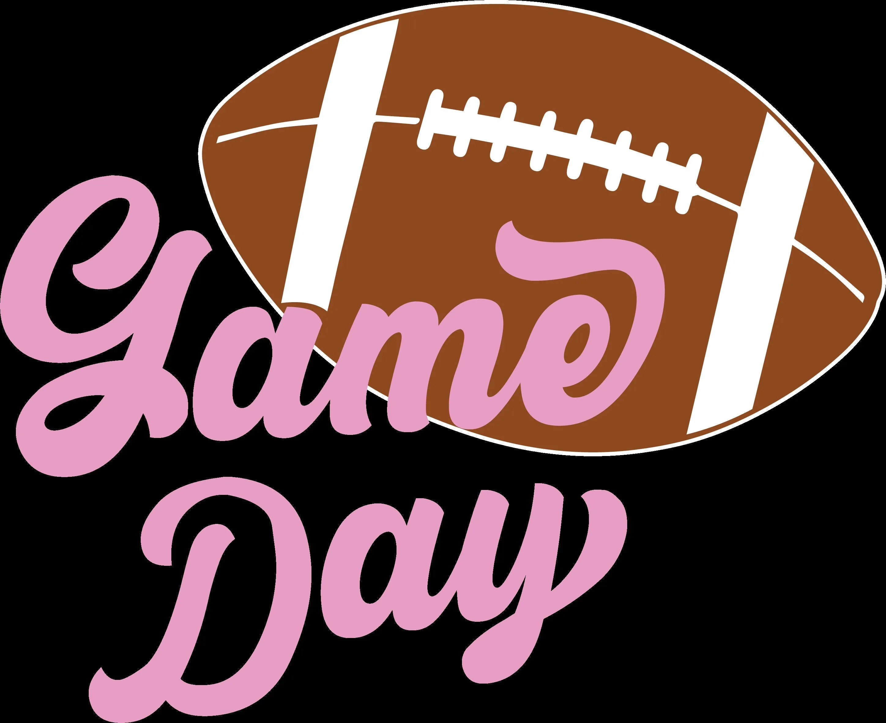 Game Day Groove Pink Font Tee - Football Backdrop, Sports Event Vibes, Tail Gate Tee, Football Tee, Sports Tee, Sports Girl sold by Anna-Kaci product image thumbnail 3