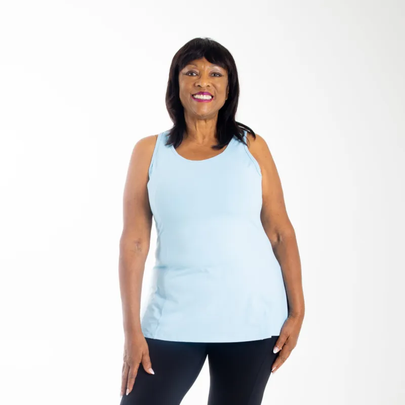 Anti-Muffin-Top Flowy Tank Top sold by Any Age Activewear