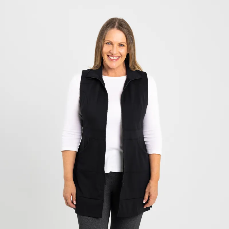 Carefree Long Vest sold by Any Age Activewear