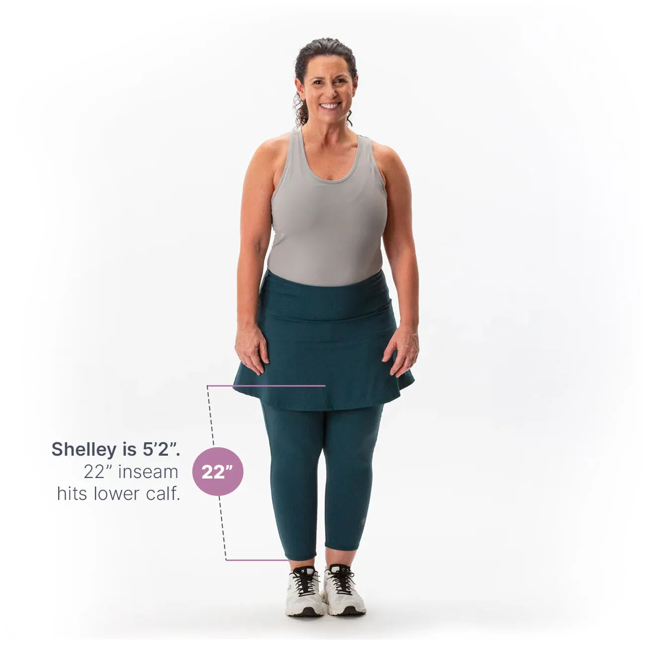 Summit Skirted Leggings w/Pockets sold by Any Age Activewear product image thumbnail 5