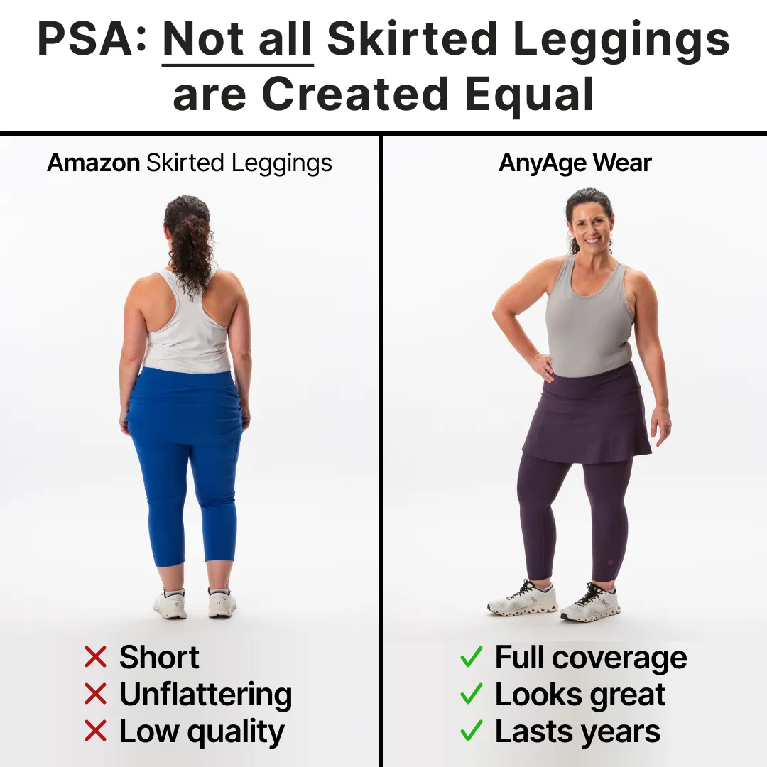 Summit Skirted Leggings w/Pockets sold by Any Age Activewear product image thumbnail 3