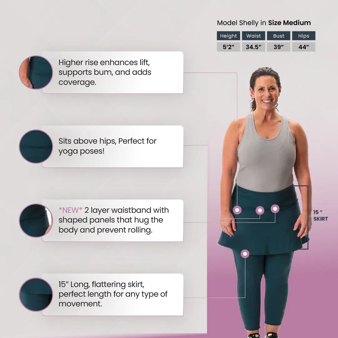 Summit Skirted Leggings w/Pockets sold by Any Age Activewear product image thumbnail 2