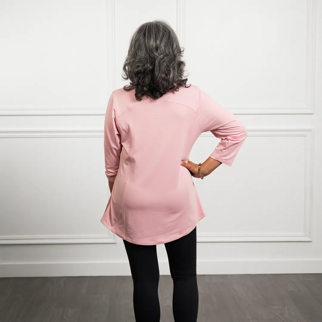 Anti-Muffin Top Flowy 3/4 Sleeve sold by Any Age Activewear product image thumbnail 2