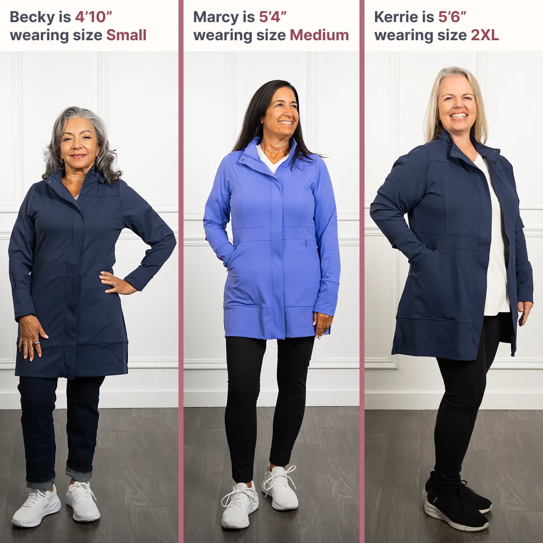 Madison Long Jacket sold by Any Age Activewear product image thumbnail 3