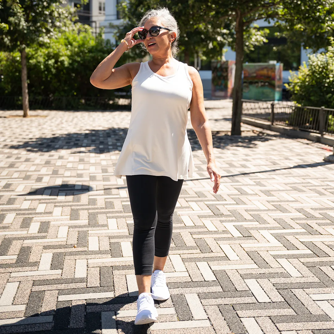 Anti-Muffin-Top Flowy Tank Top (Petite) sold by Any Age Activewear product image thumbnail 4