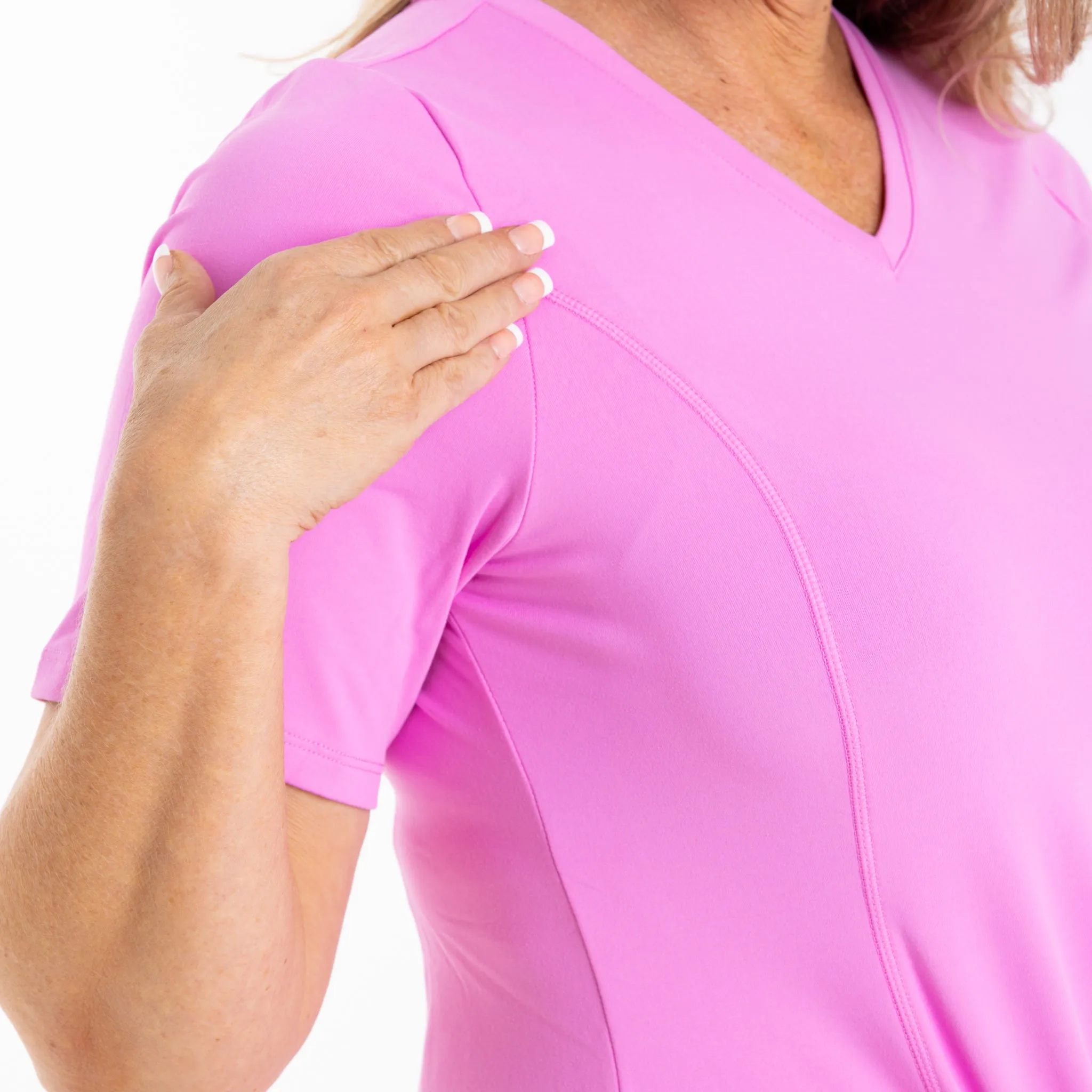 Anti-Muffin-Top Flowy Tee (2024 Edition) sold by Any Age Activewear product image thumbnail 4