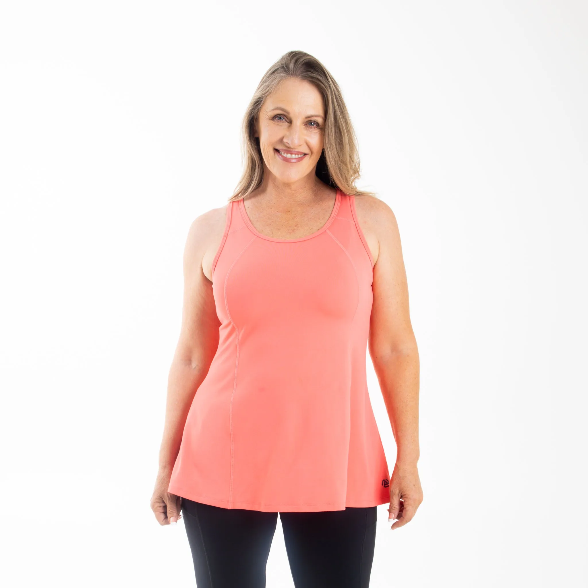 Anti-Muffin-Top Flowy Tank Top (2024 Edition) sold by Any Age Activewear product image thumbnail 3