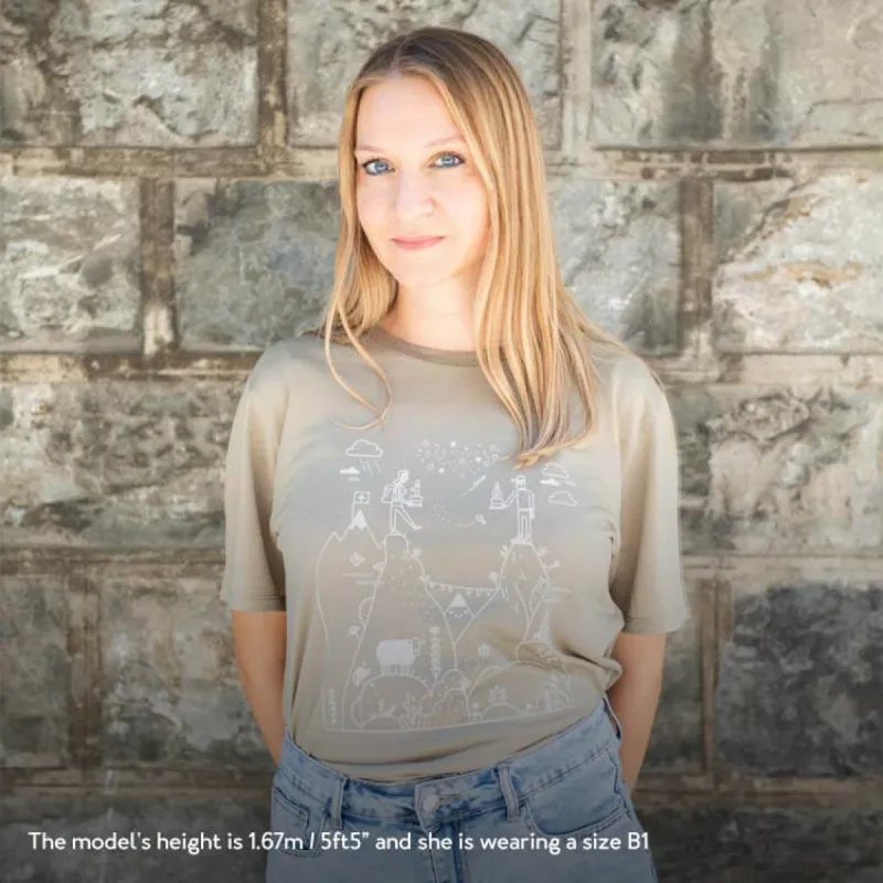 10 Year Anniversary T shirt - Switzerland Khaki sold by Baabuk