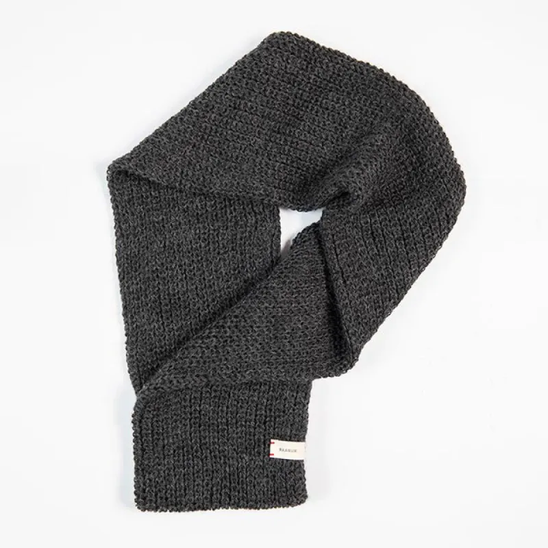 Alpaca Infinity Scarf - Dark Grey sold by Baabuk