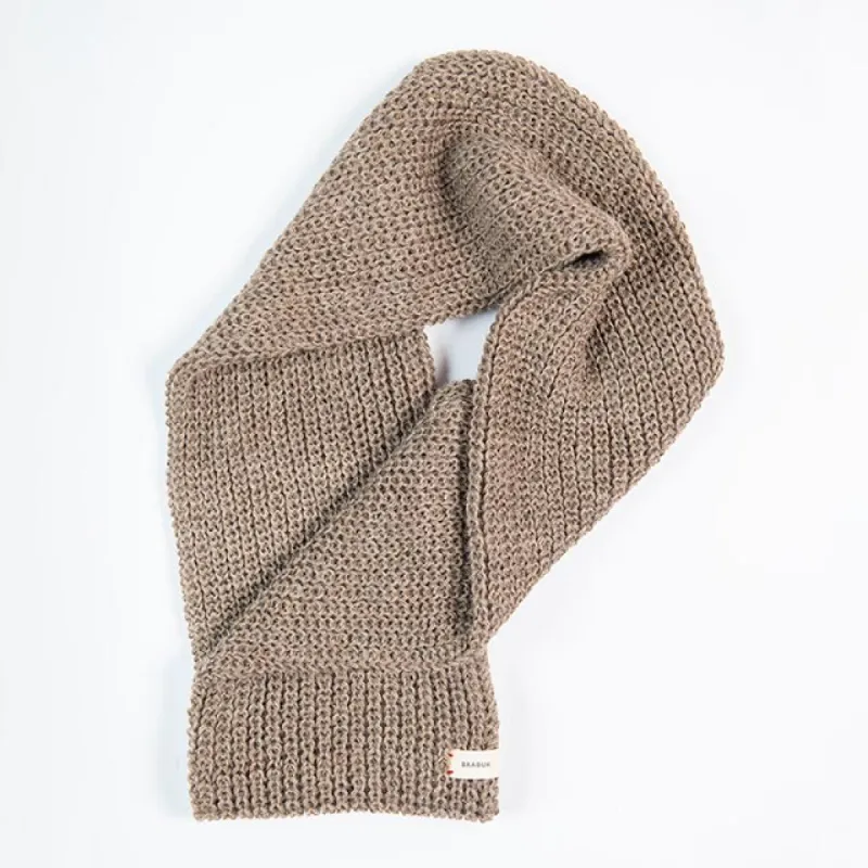 Alpaca Infinity Scarf - Brown sold by Baabuk