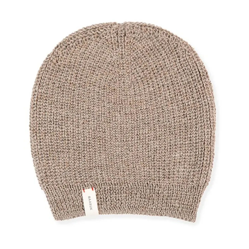 Alpaca Beanies - Taupe Brown sold by Baabuk