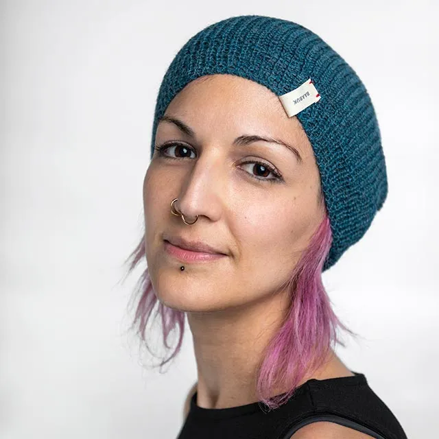 Alpaca Beanies - Steel Blue sold by Baabuk product image thumbnail 4