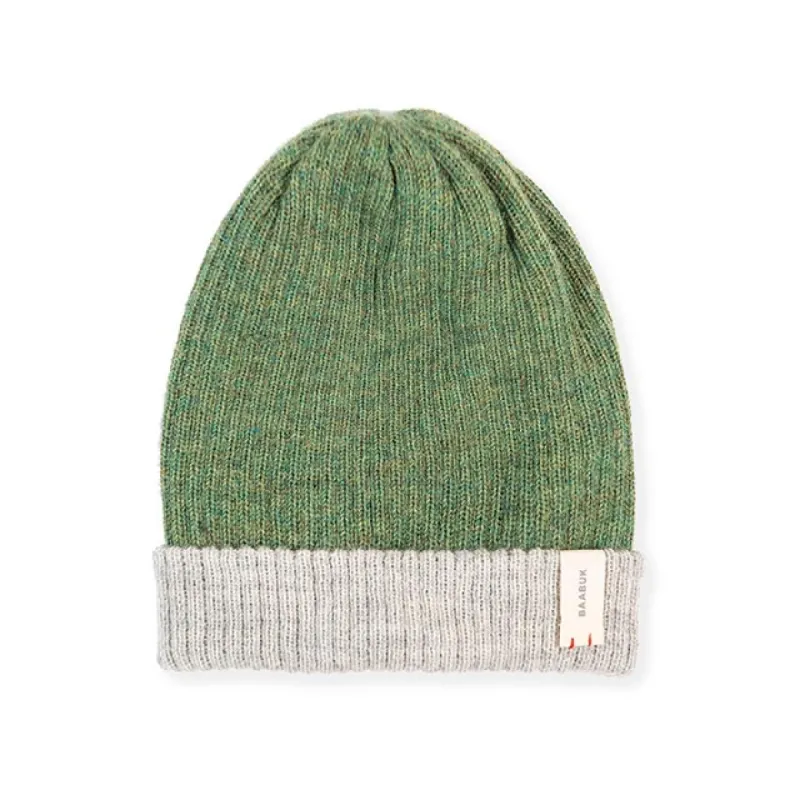 Alpaca Beanies - Reversible Green sold by Baabuk