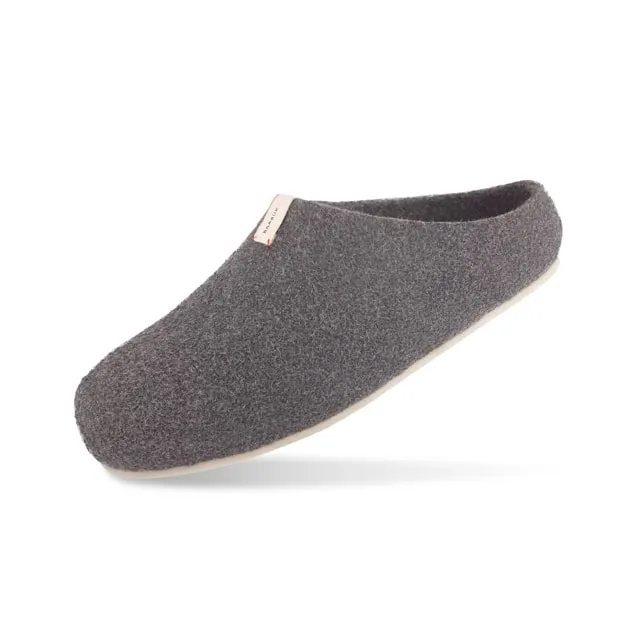 Corkybuk Slipper - Dark Grey sold by Baabuk