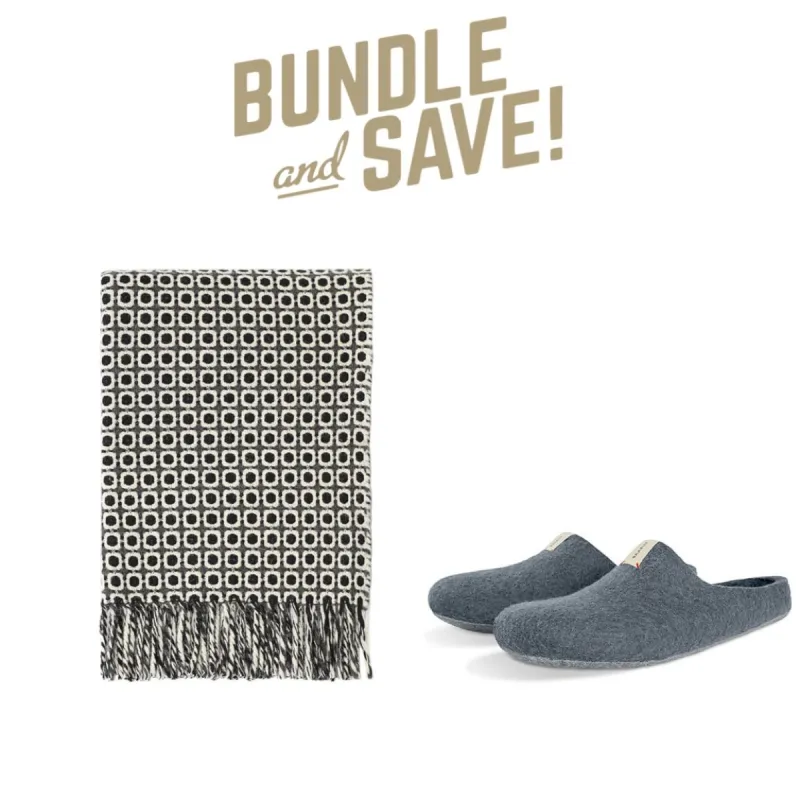 Blanket + Slipper Bundle sold by Baabuk