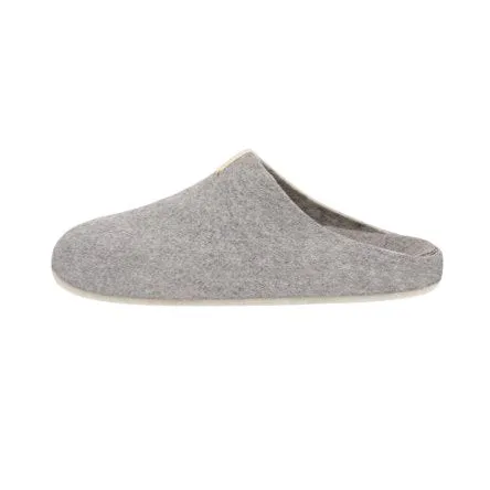 Corkybuk Slipper - Light Grey sold by Baabuk