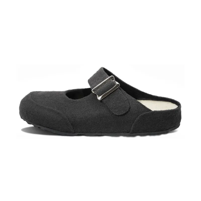 Mary Jane Sandal - Grey made by Baabuk
