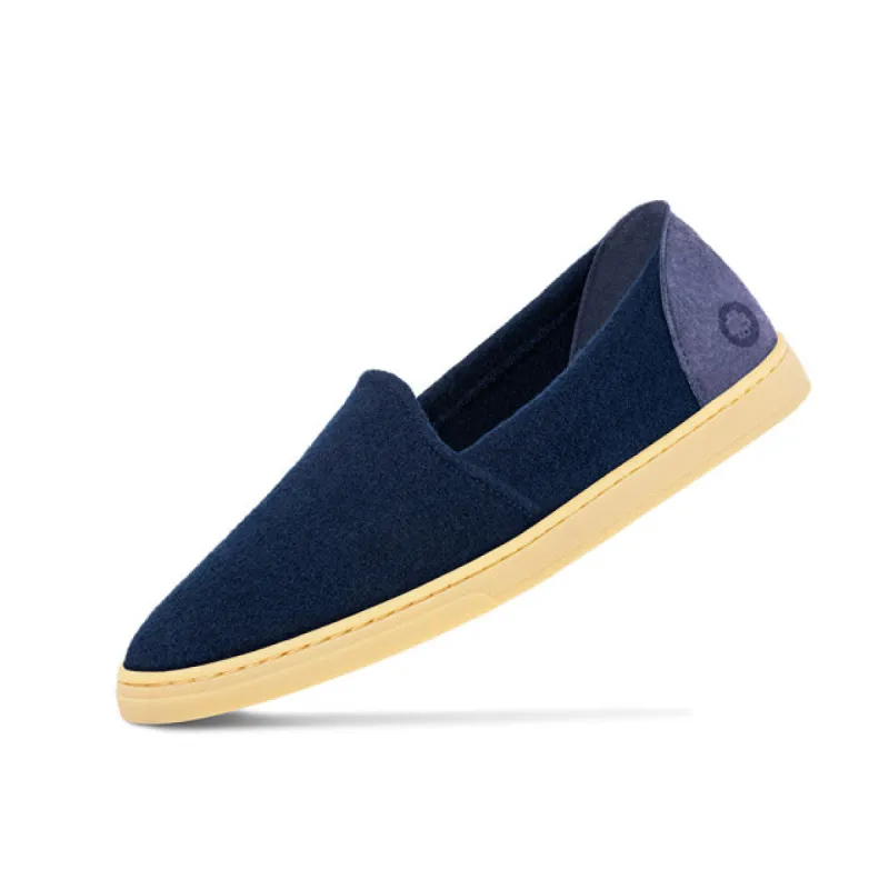 Wool Slip On - Blue sold by Baabuk