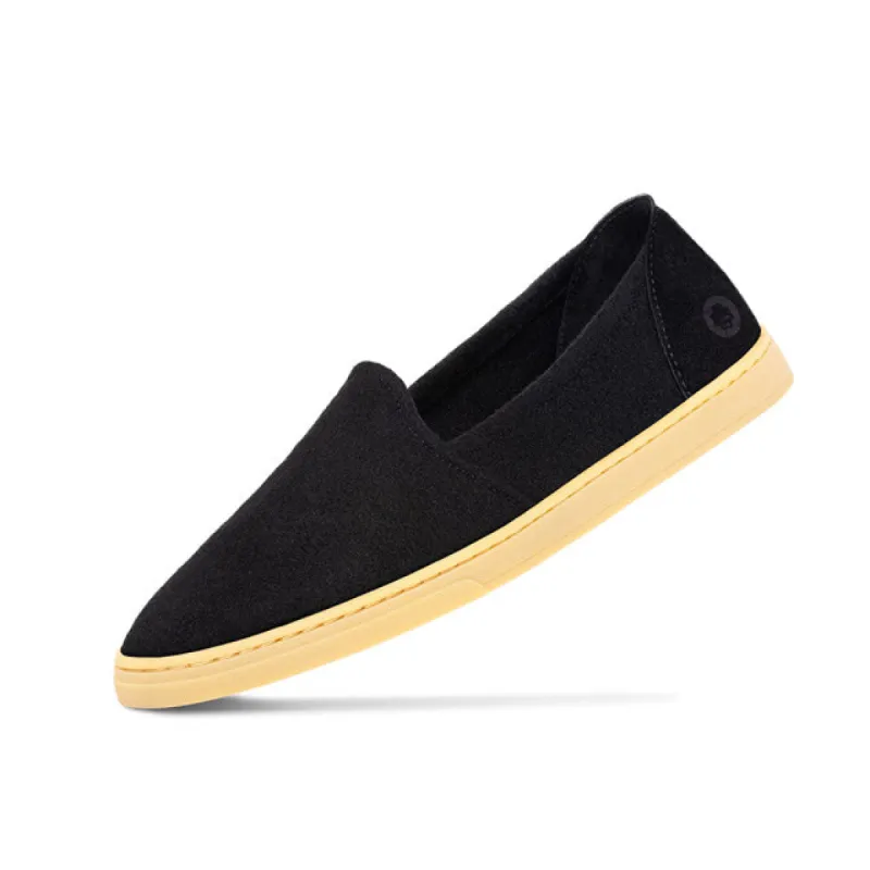 Wool Slip On - Black sold by Baabuk