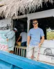 WHITE LOBSTER - ACID WASH PRIMO GRAPHIC TEE sold by Baja Llama