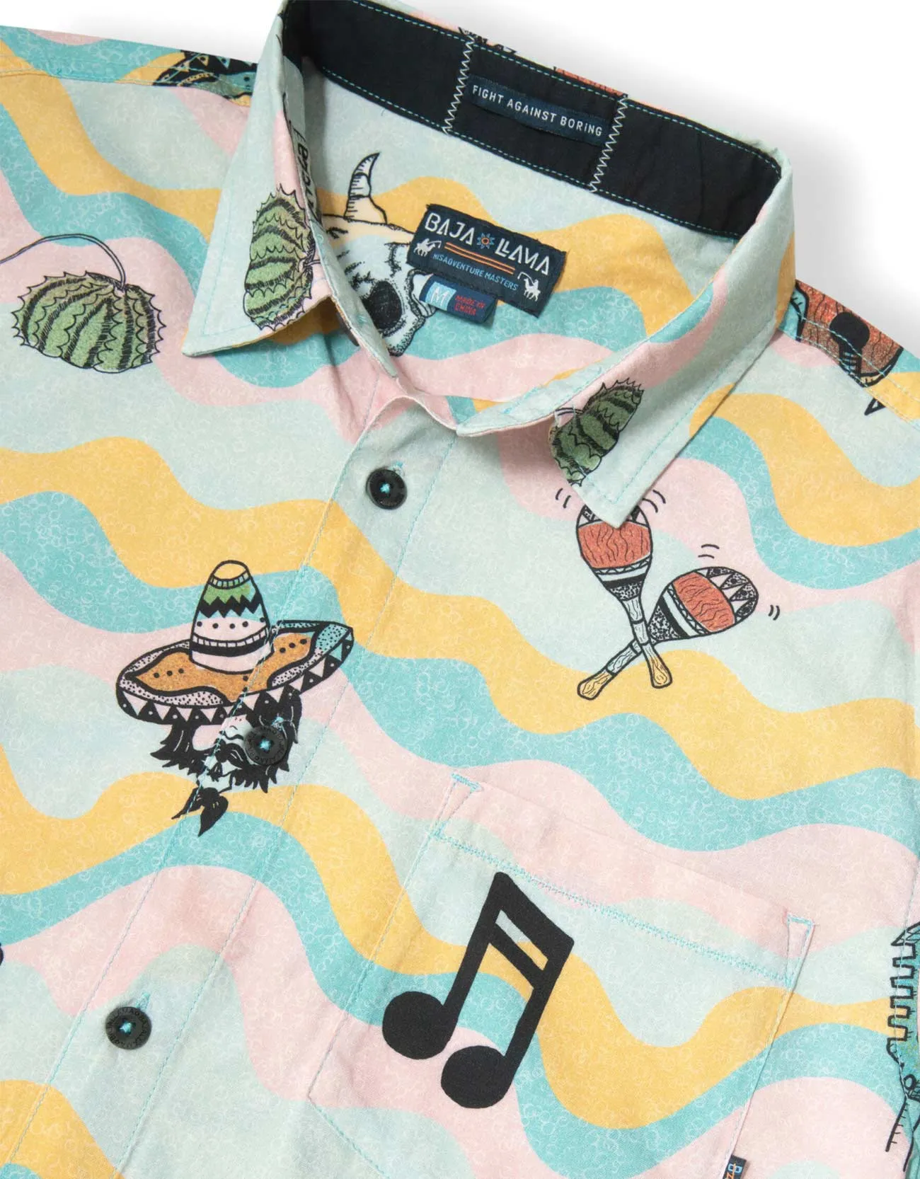 AY CARAMBA - 7-SEAS™ BUTTON UP sold by Baja Llama product image thumbnail 3