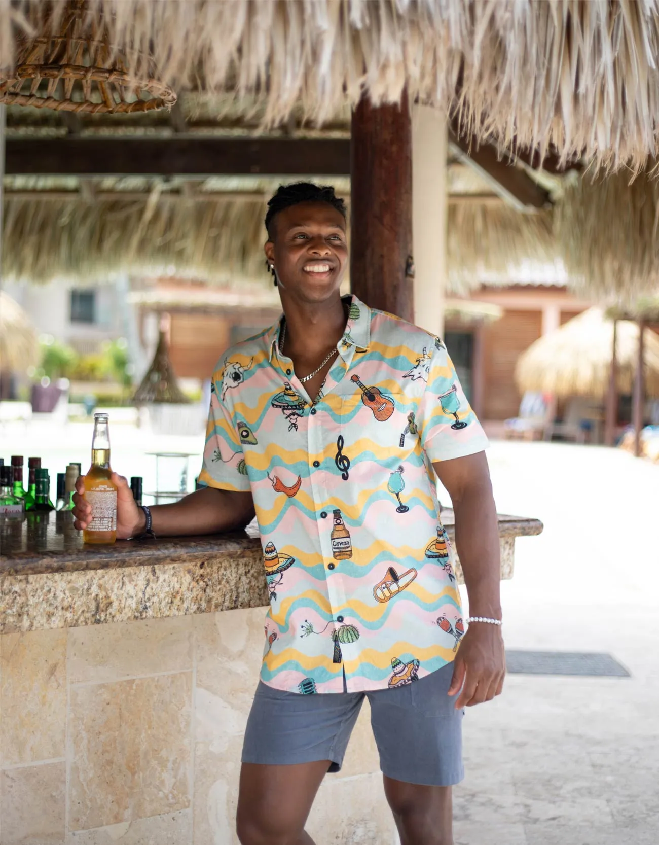 AY CARAMBA - 7-SEAS™ BUTTON UP sold by Baja Llama product image thumbnail 2