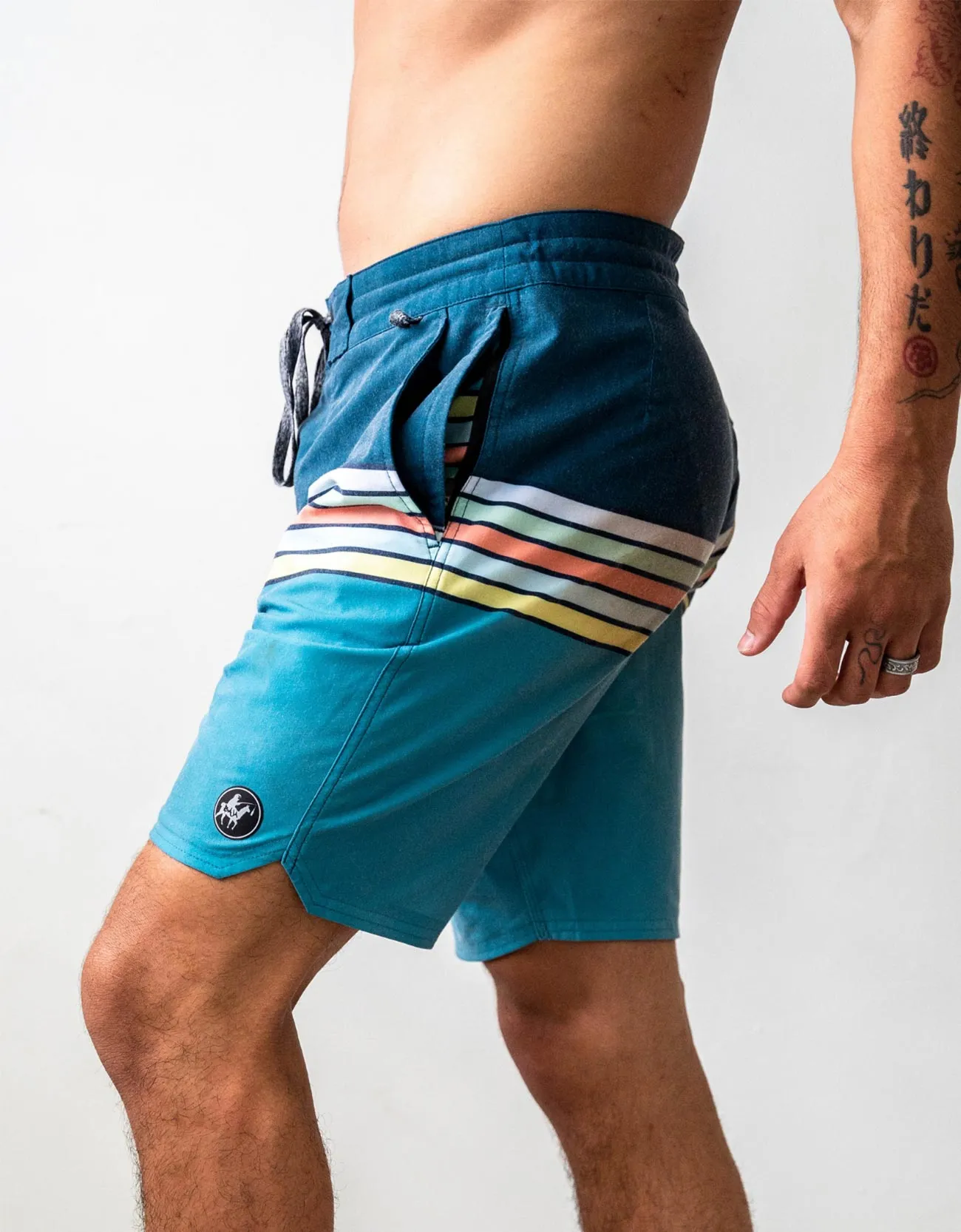 STRIPED THIEVES - SHIPWRECKS 18" BOARDSHORTS sold by Baja Llama product image thumbnail 5