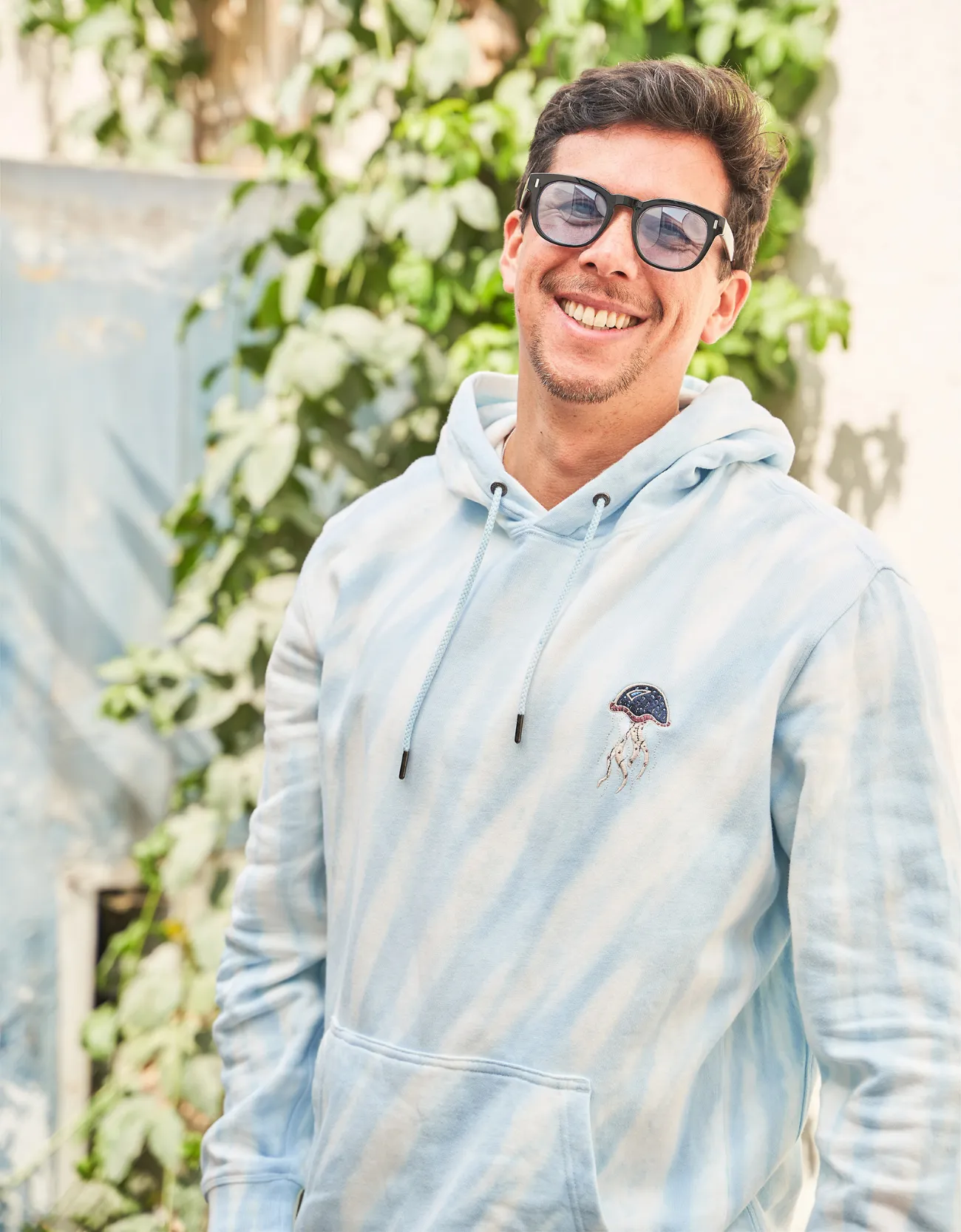 JELLYFISH ORGANIC COTTON HOODIE - TIE DYE sold by Baja Llama product image thumbnail 2