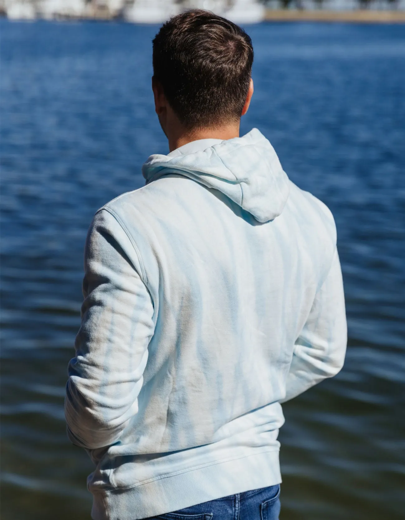 JELLYFISH ORGANIC COTTON HOODIE - TIE DYE sold by Baja Llama product image thumbnail 5