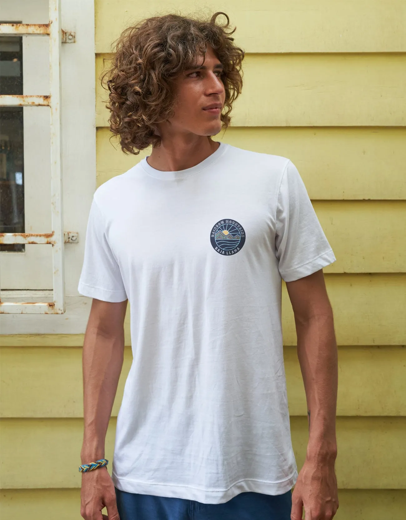 RAINBOW MOUNTAINS - PRIMO GRAPHIC TEE sold by Baja Llama product image thumbnail 5