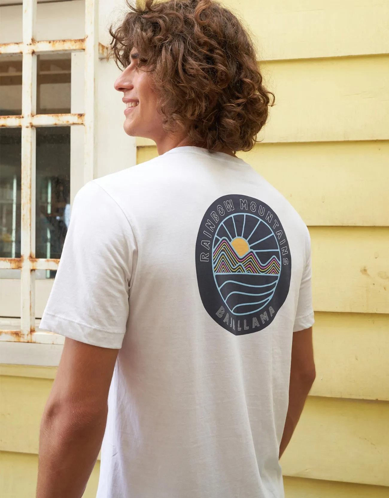 RAINBOW MOUNTAINS - PRIMO GRAPHIC TEE sold by Baja Llama product image thumbnail 3