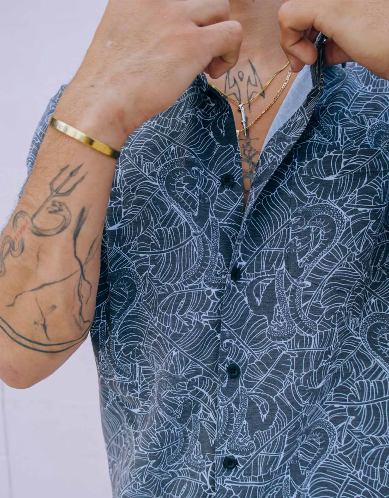 FAIR FIGHT BLACK - VAGABOND™ BUTTON UP sold by Baja Llama product image thumbnail 2