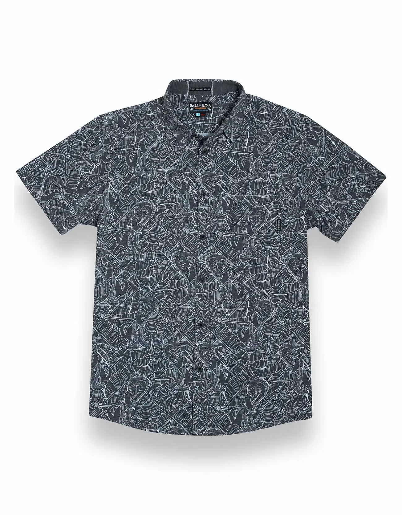 FAIR FIGHT BLACK - VAGABOND™ BUTTON UP sold by Baja Llama