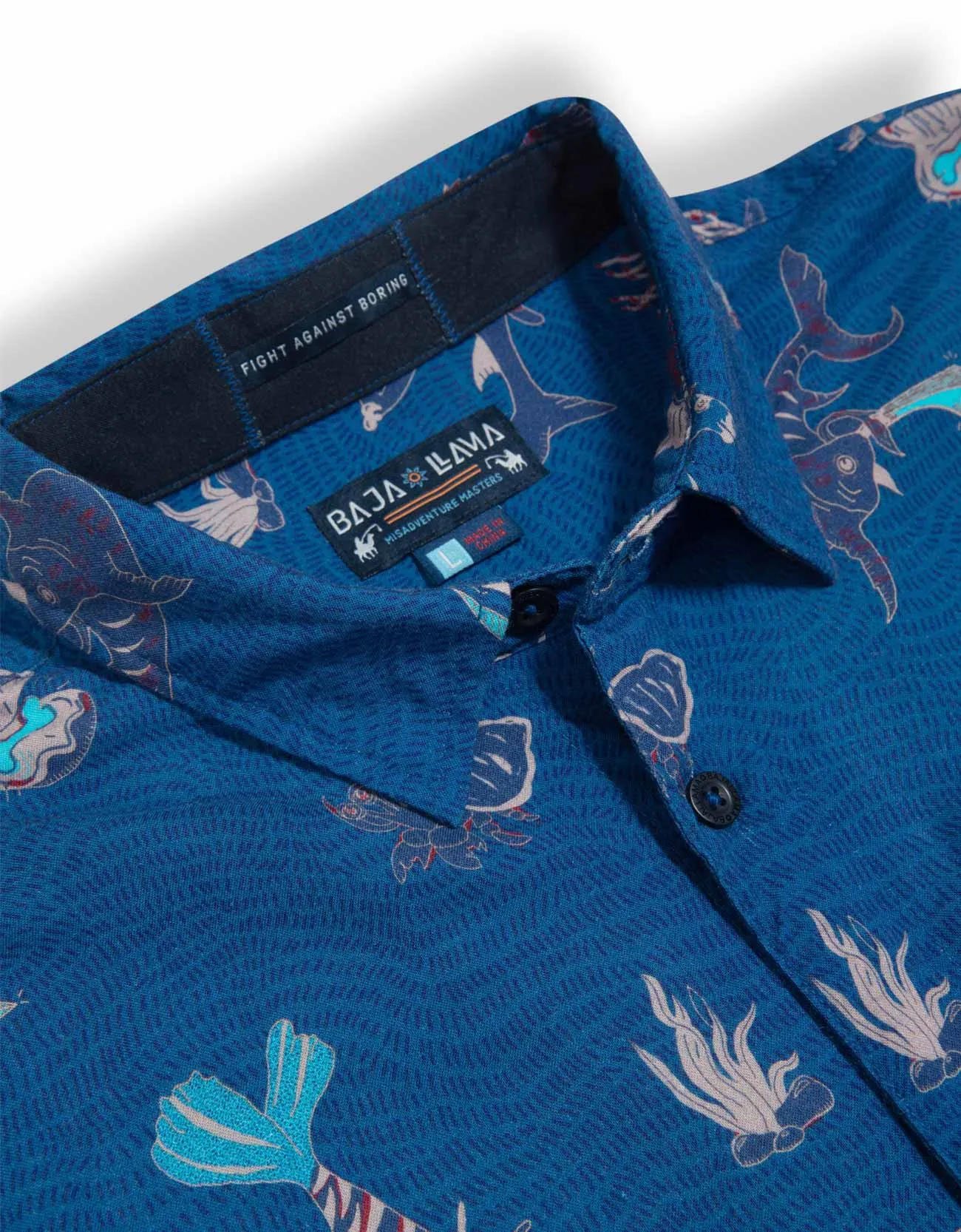 SPLIT PERSONALITIES - NIGHTHAWK™ BUTTON UP sold by Baja Llama product image thumbnail 3