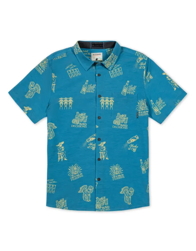 BAD DECISIONS - VAGABOND™ BUTTON UP sold by Baja Llama