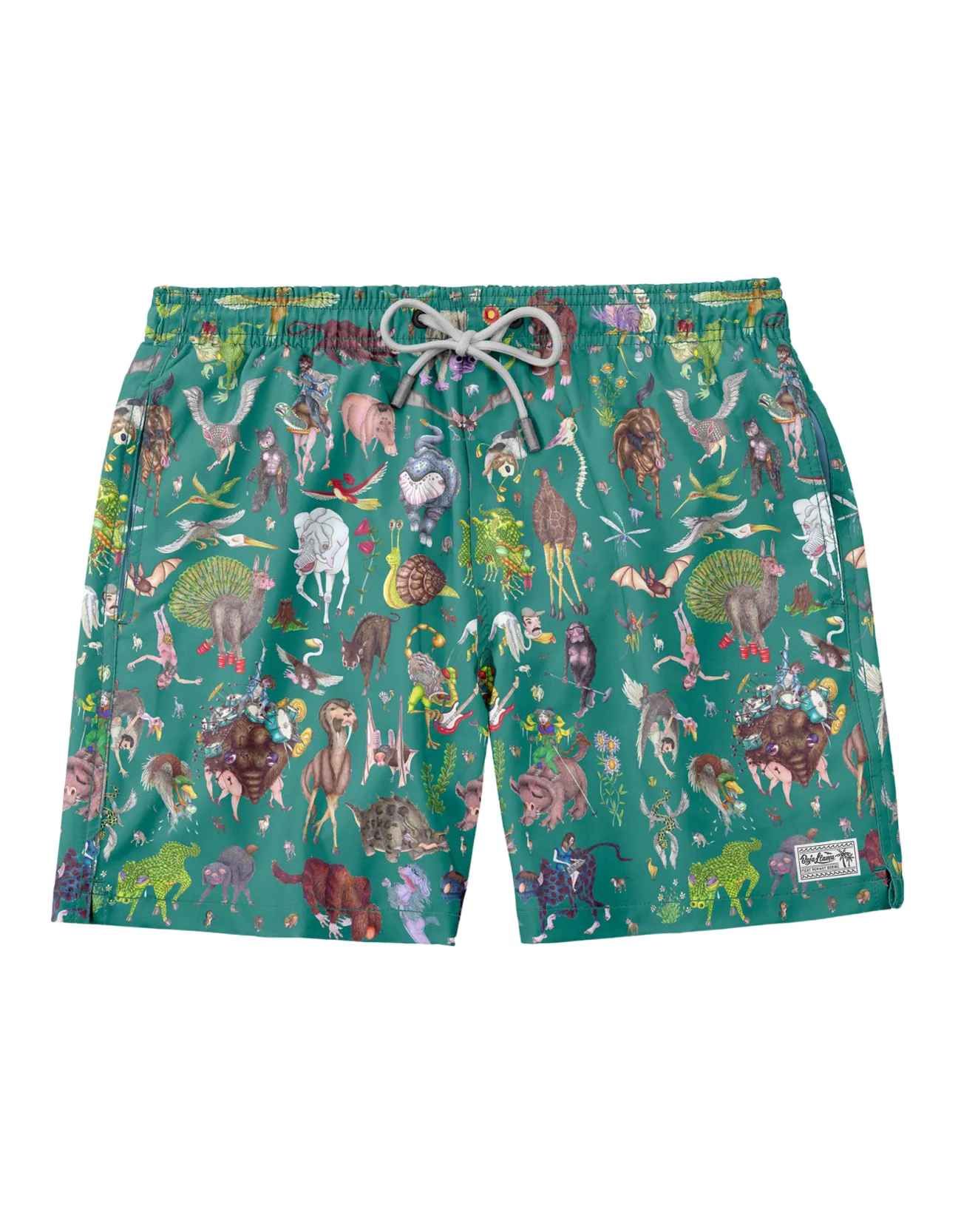 BAJA LLAMA X MT. JOY COLLABORATION - 'STRANGERS' STRETCH SWIMSUIT - RELAXED FIT sold by Baja Llama