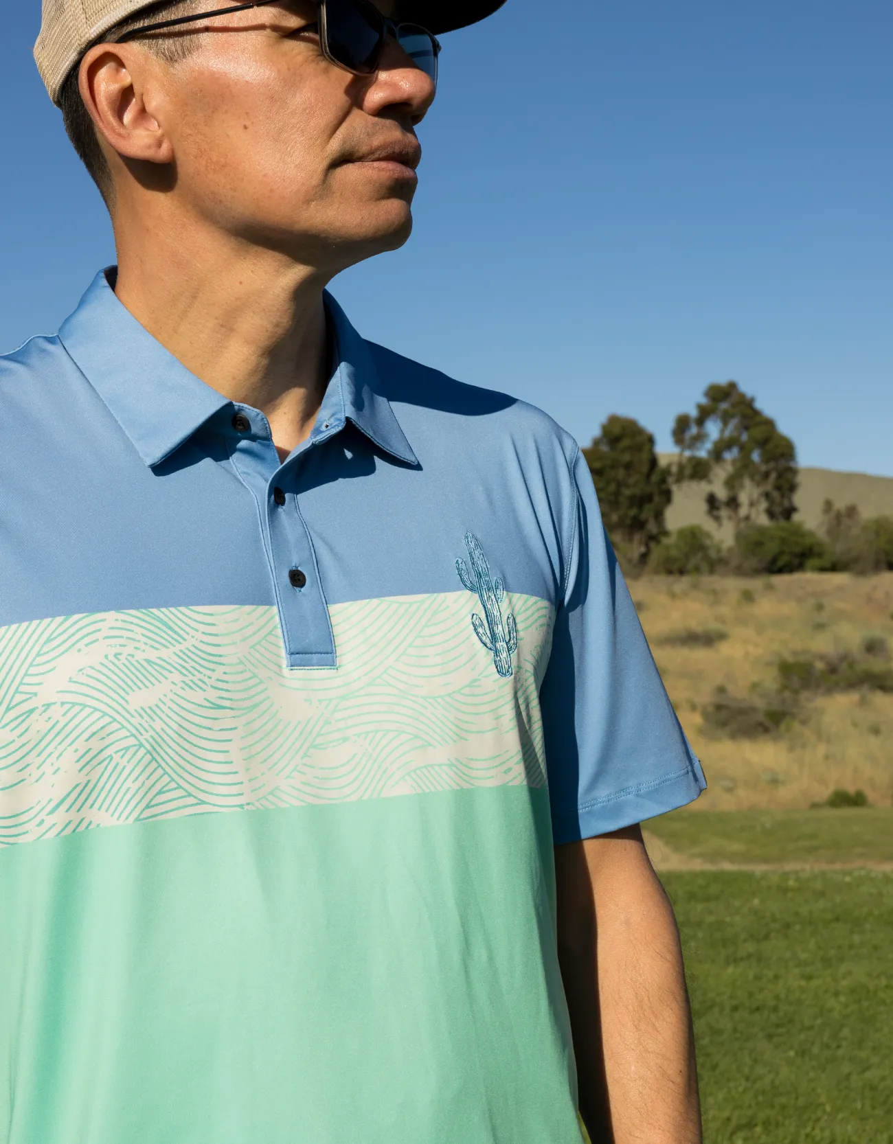 4 FINGERS - SWINGERS PERFORMANCE POLO sold by Baja Llama product image thumbnail 3