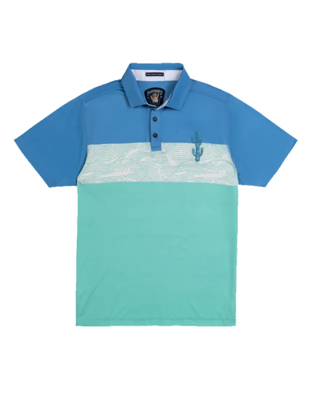 4 FINGERS - SWINGERS PERFORMANCE POLO sold by Baja Llama