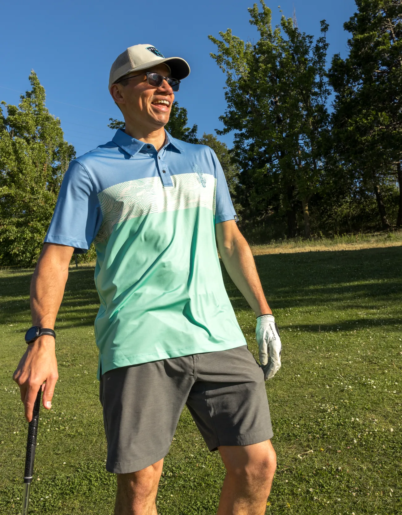 4 FINGERS - SWINGERS PERFORMANCE POLO sold by Baja Llama product image thumbnail 4