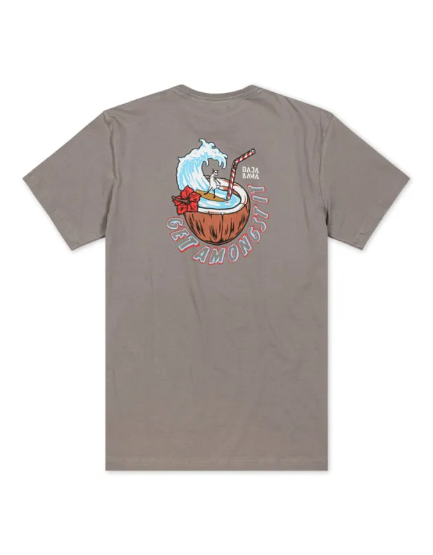 LLAMA SURFER - PRIMO GRAPHIC TEE sold by Baja Llama
