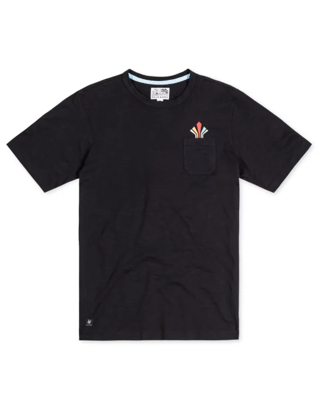 RETRO LEAGUE - SLUB PIMA POCKET TEE sold by Baja Llama