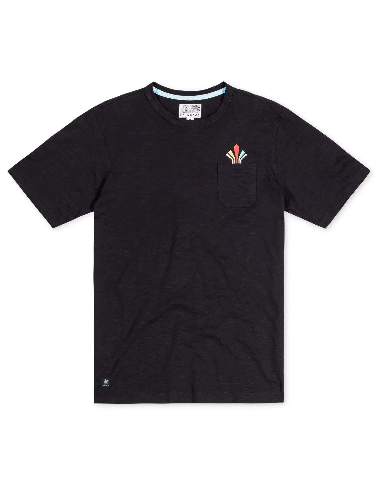 RETRO LEAGUE - SLUB PIMA POCKET TEE sold by Baja Llama
