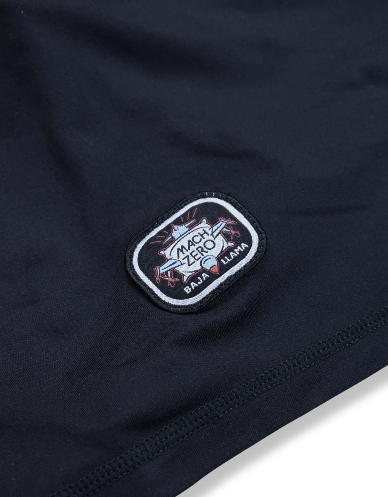 MACH ZERO LOUNGE SHORTS - RETRO BLACK sold by Baja Llama product image thumbnail 4