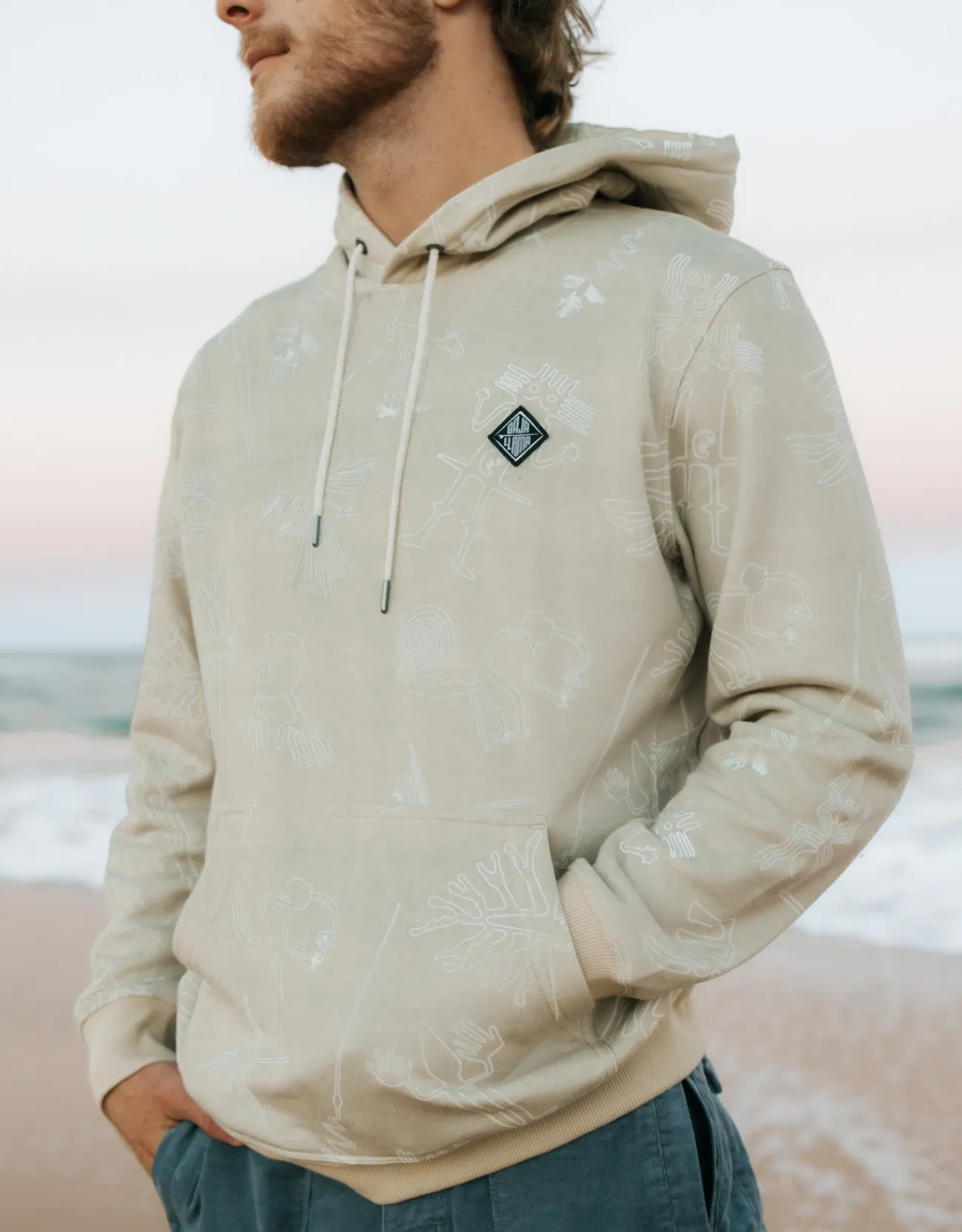 NAZCA LINES - HELSINKI COTTON HOODIE sold by Baja Llama product image thumbnail 2