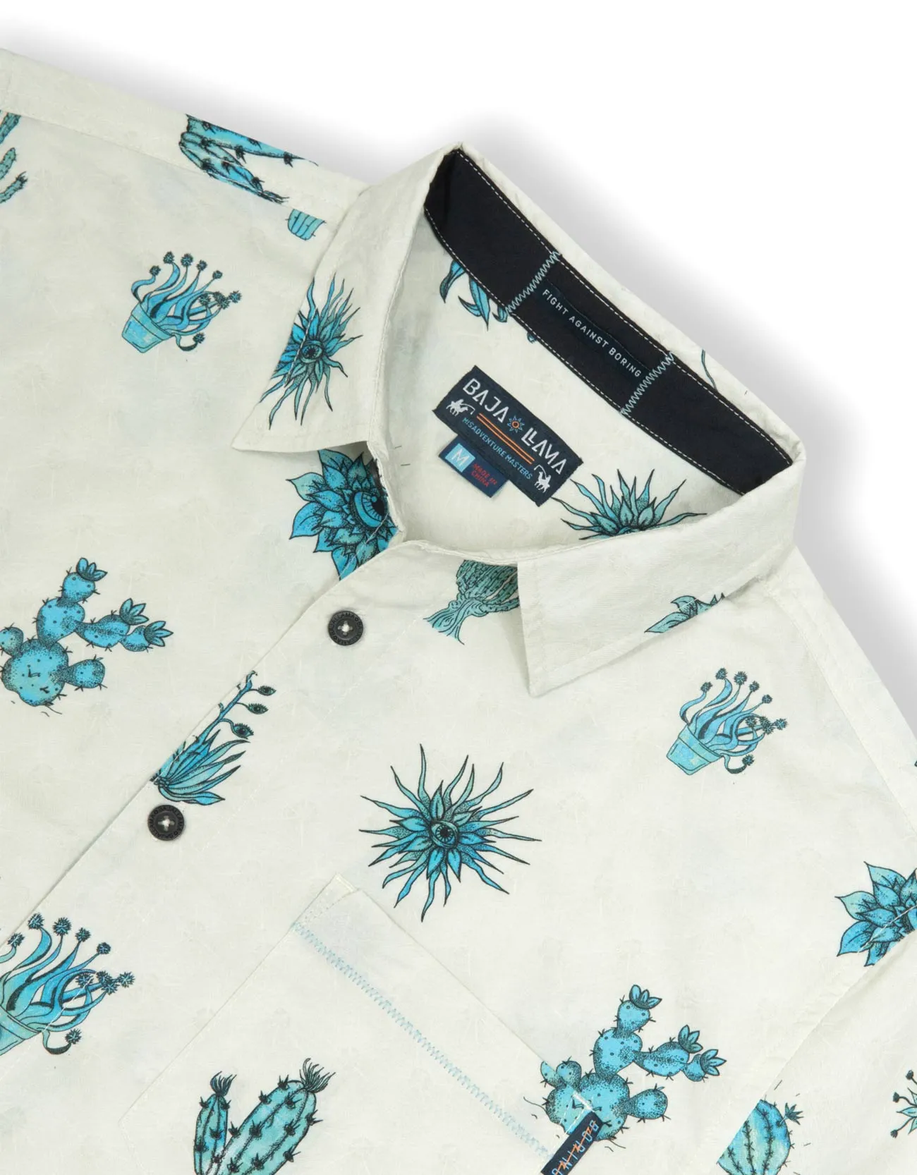 NO DROUGHT NO DOUBT - 7-SEAS™ BUTTON UP sold by Baja Llama product image thumbnail 2