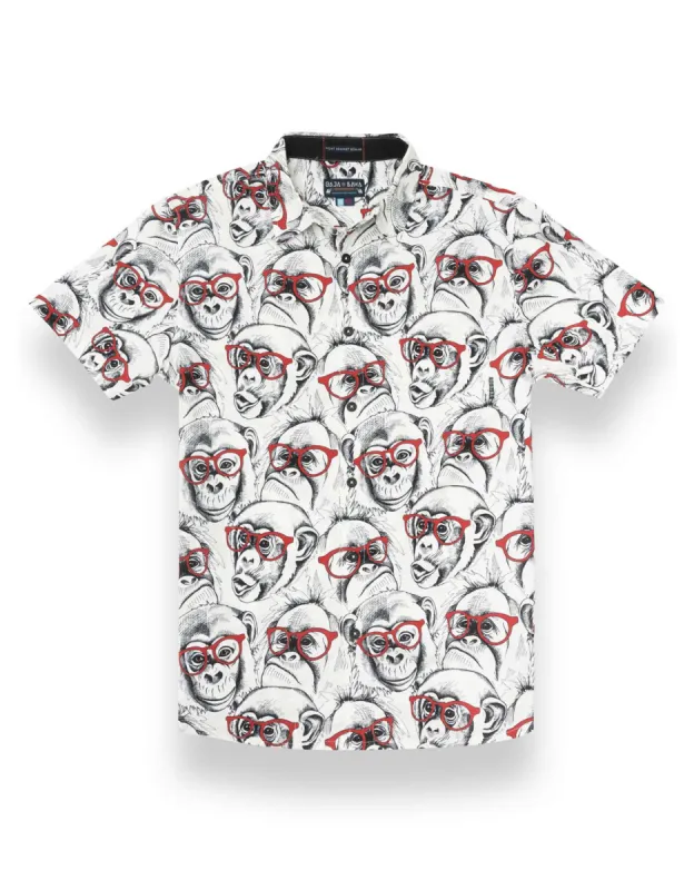 DR. YESSIR - WHITE 7-SEAS™ BUTTON UP sold by Baja Llama