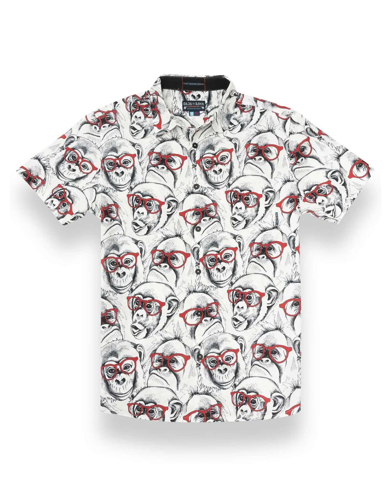 DR. YESSIR - WHITE 7-SEAS™ BUTTON UP sold by Baja Llama