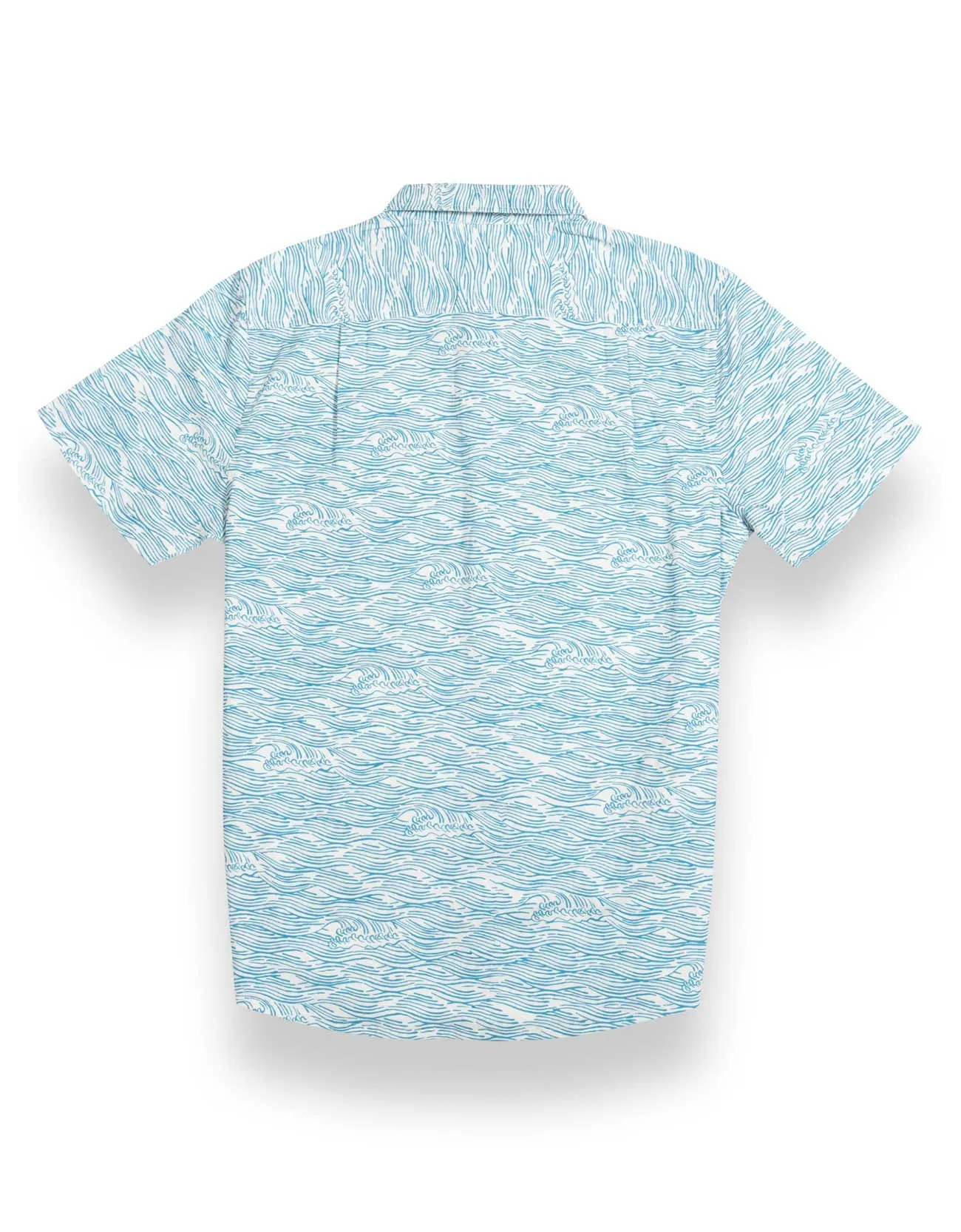 ROLL TIDES - LIGHT BLUE 7-SEAS™ BUTTON UP sold by Baja Llama product image thumbnail 5